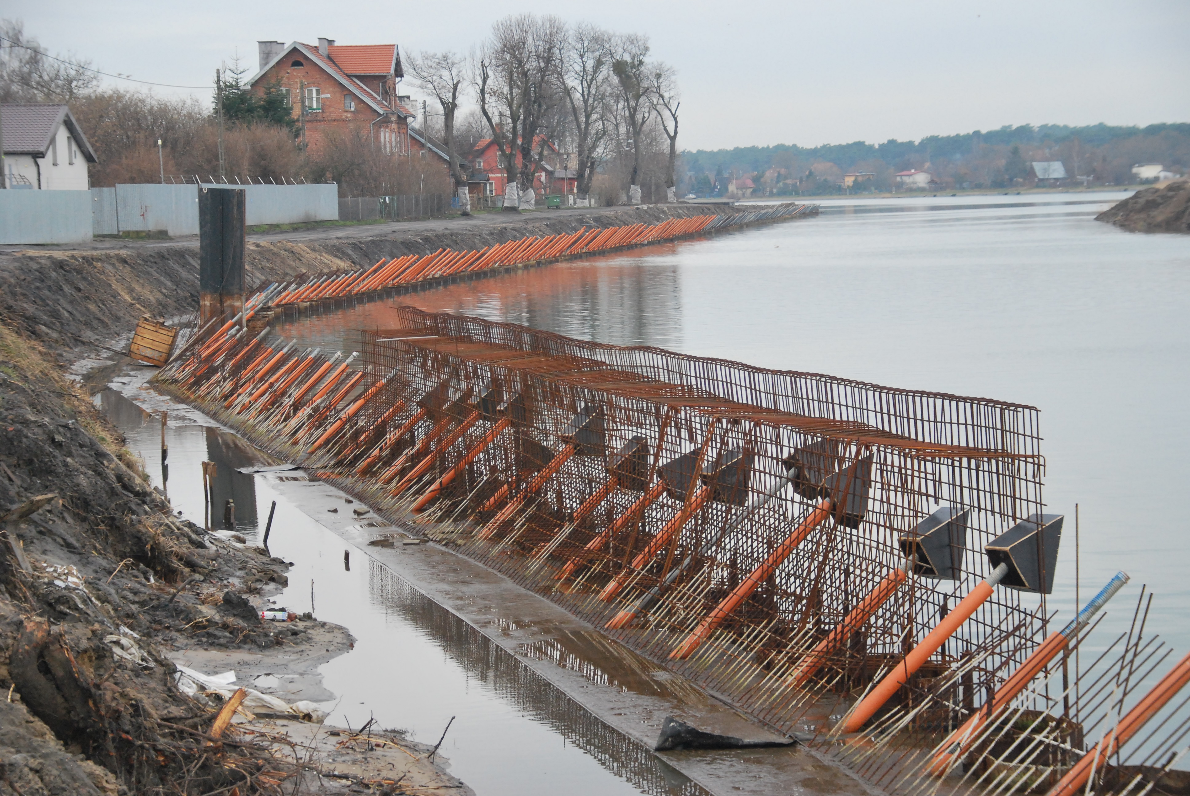 Zbrojenie elementów nabrzeża