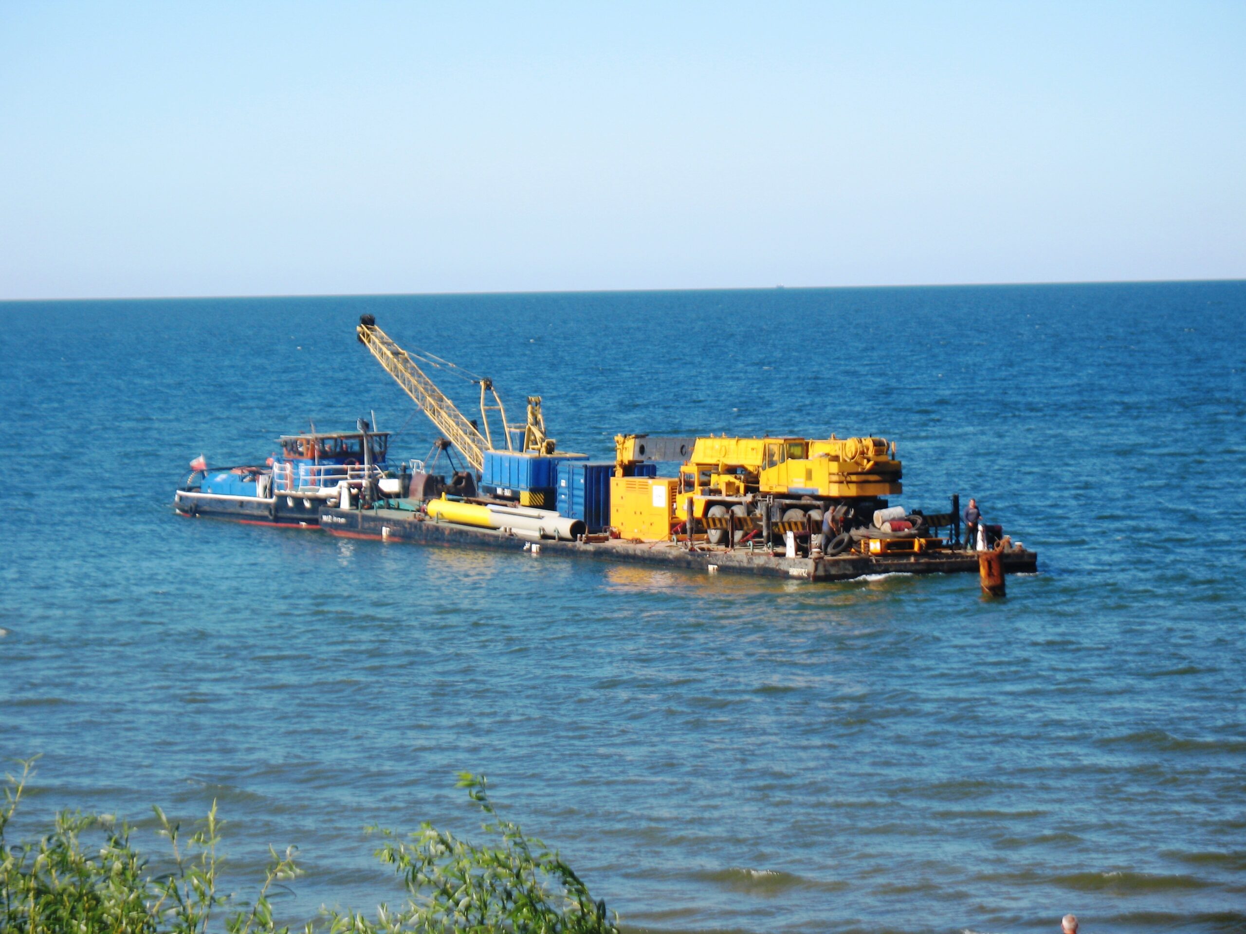 transport pogłębiarki z dźwigiem do dalby