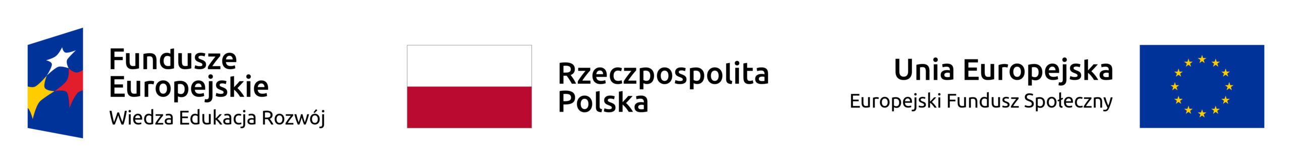 logo programu operacyjnego Wiedza Edukacja Rozwój, logo RP, logo Europejskiego Funduszu Społecznego 