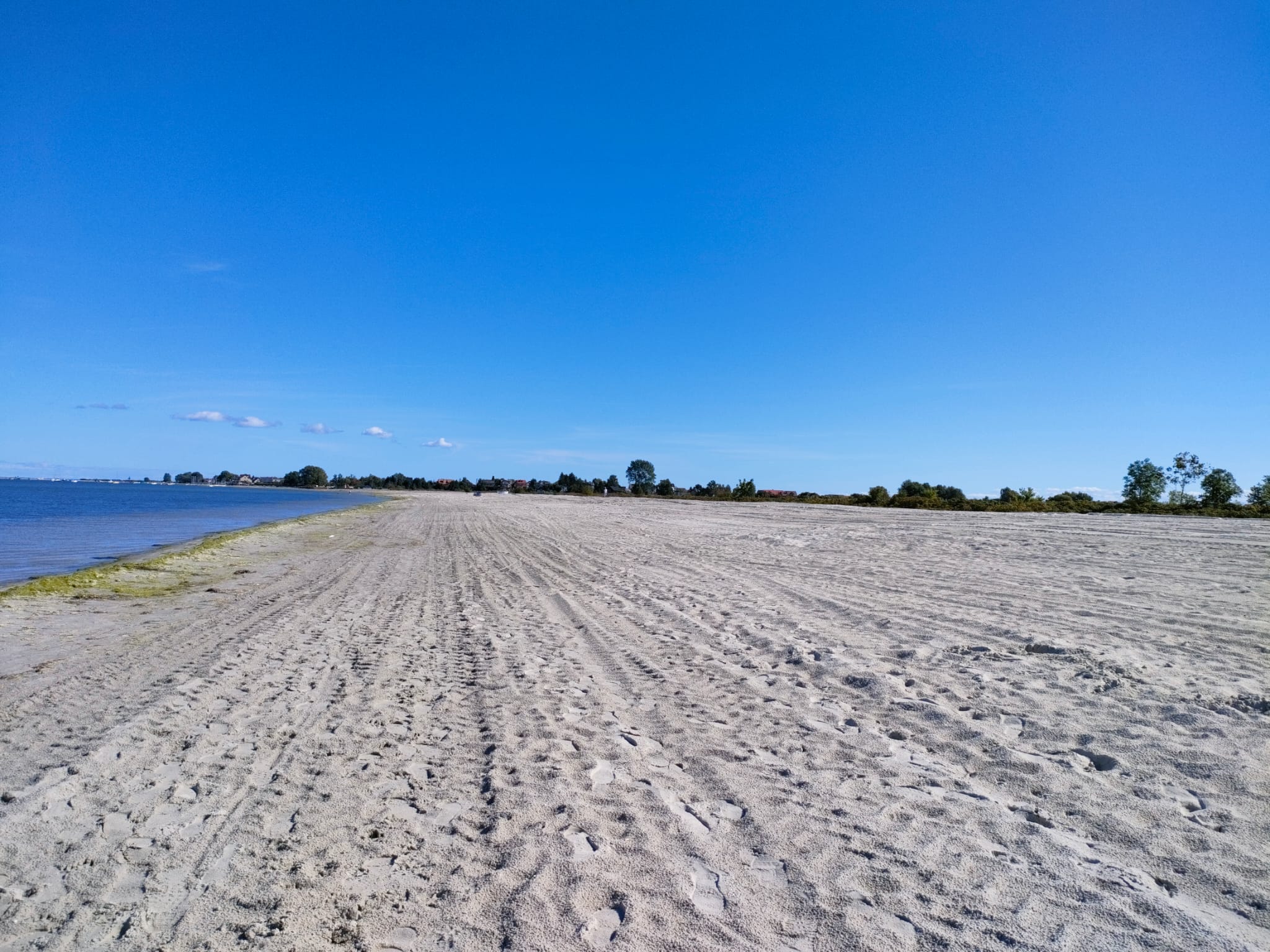 Plaża w Rewie, zakończone prace refulacyjne