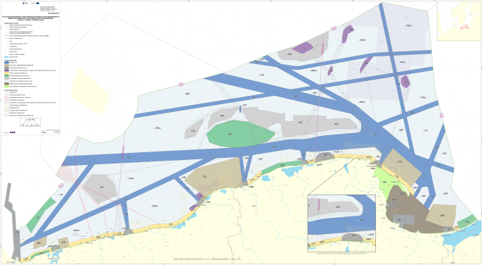 Wyłożenie projektu planu zagospodarowania przestrzennego obszarów morskich w skali 1:200 000