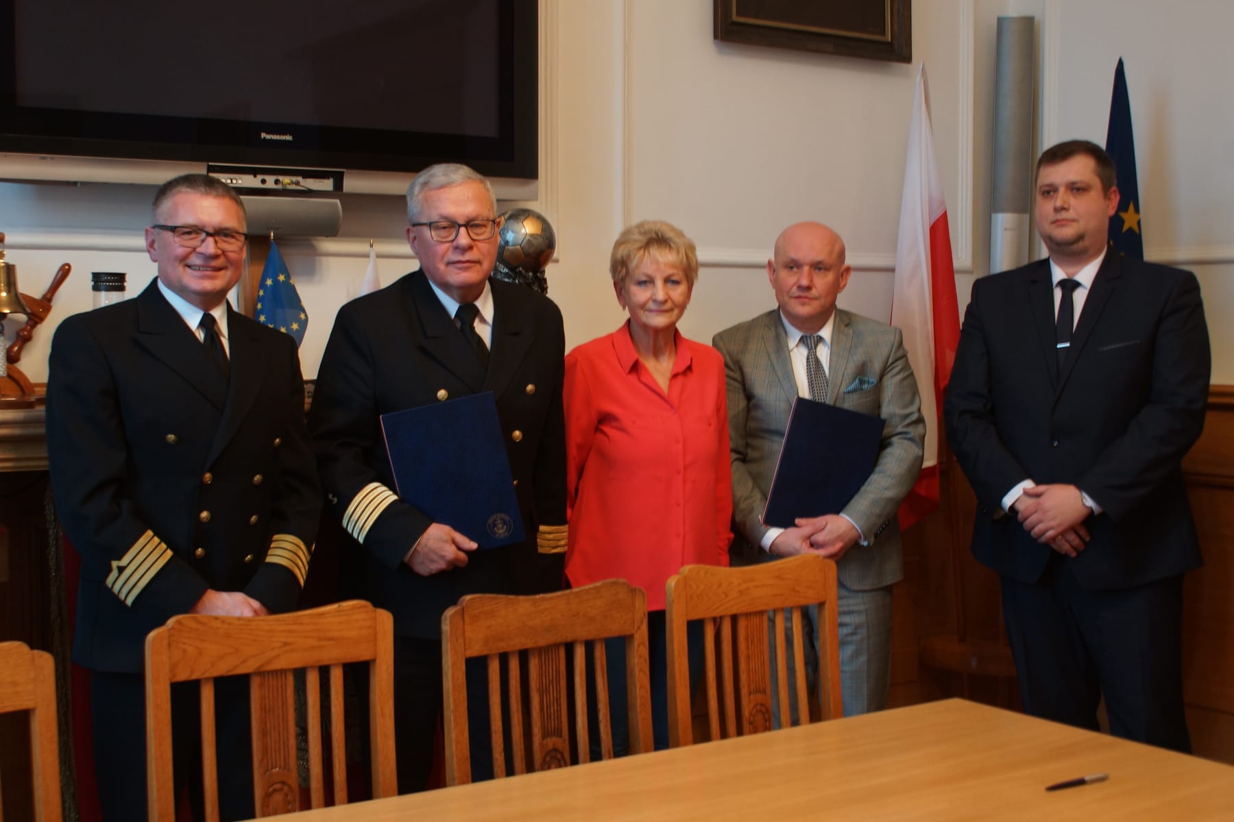 Podpisanie umowy między stronami: Urząd Morski w Gdyni (Inwestor) – ALSTAL Grupa Budowlana (Wykonawca)