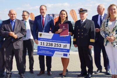 Urząd Morski w Gdyni rozbuduje pirs pasażerski morskiego portu rybackiego w Krynicy Morskiej