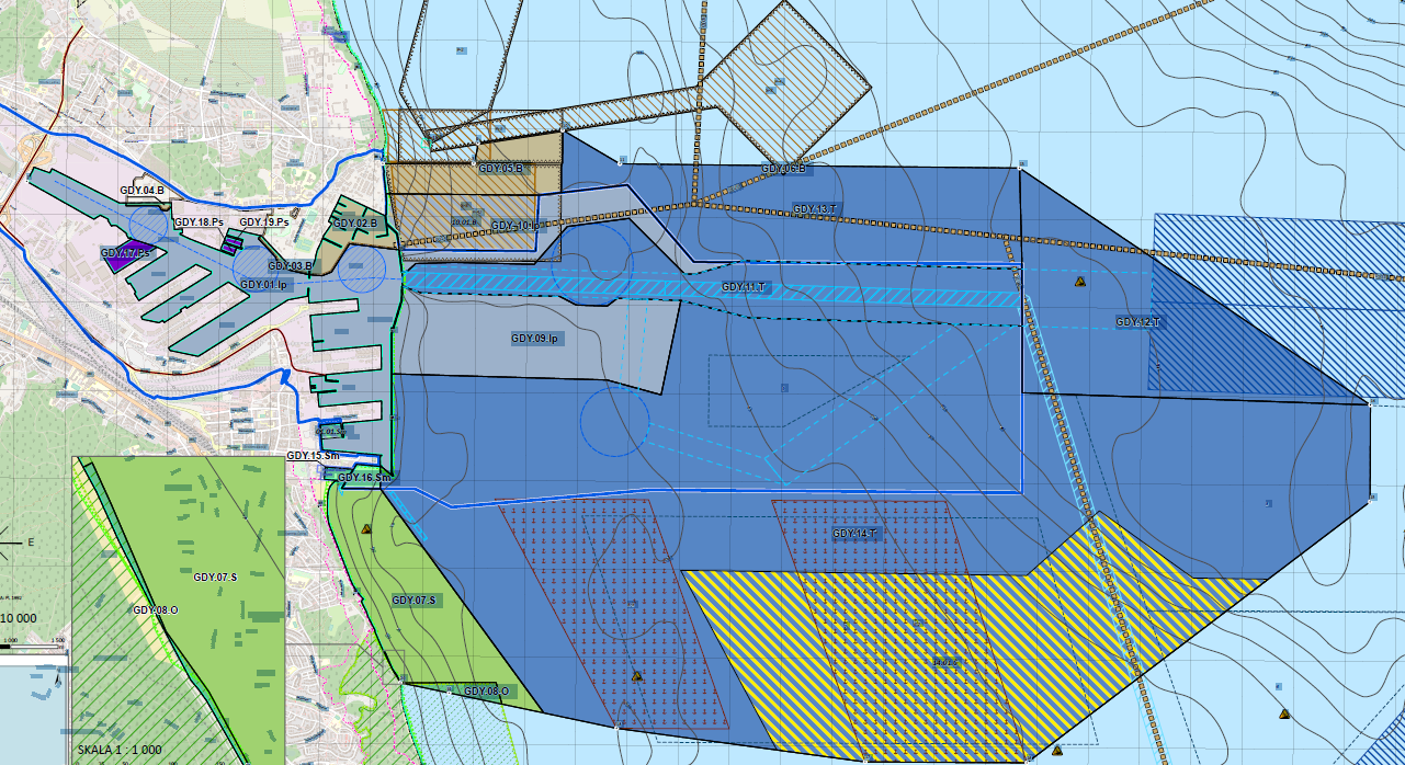 Wyłożenie projektu planu zagospodarowania przestrzennego akwenów portu morskiego w Gdyni