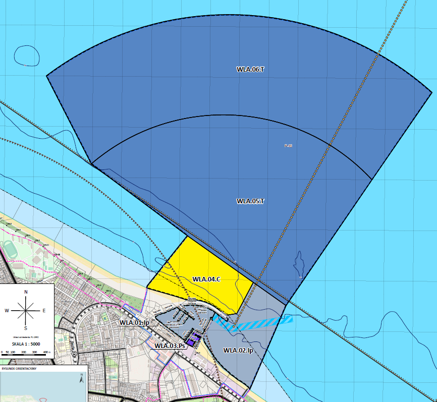 Wyłożenie projektu planu zagospodarowania przestrzennego akwenów portu morskiego we Władysławowie