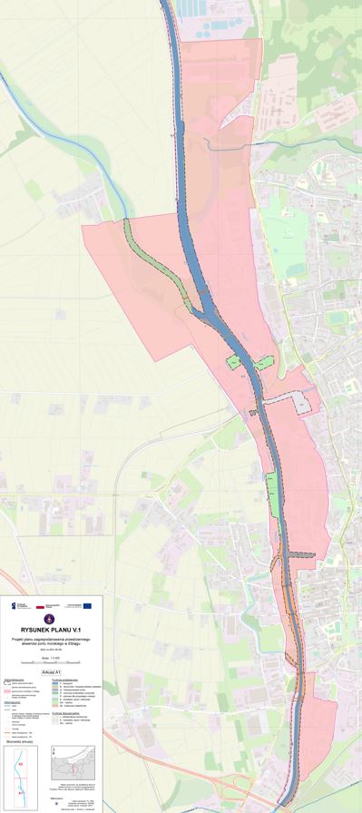Wyłożenie projektu planu zagospodarowania przestrzennego akwenów portu morskiego w Elblągu wraz z prognozą oddziaływania na środowisko