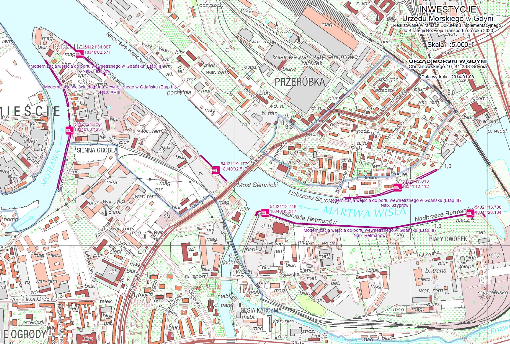 Modernizacja wejścia do portu wewnętrznego (w Gdańsku). Etap III – prace przygotowawcze