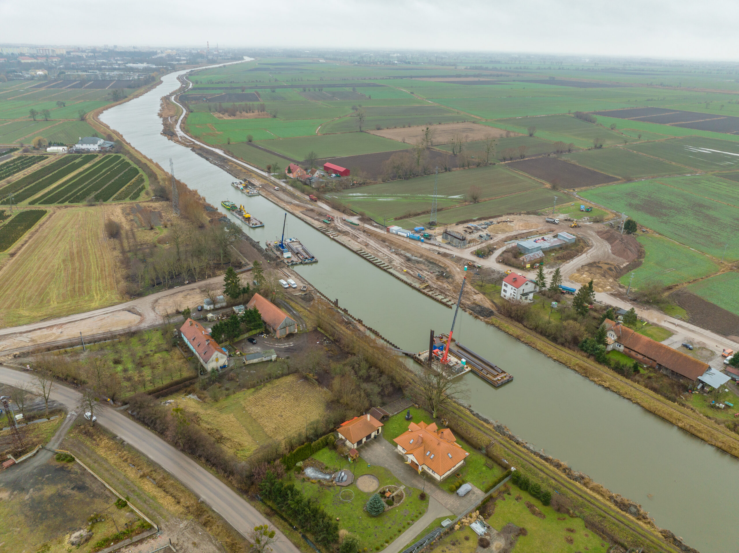 Postęp prac na budowie II etapu drogi wodnej: Zalew Wiślany – Zatoka Gdańska