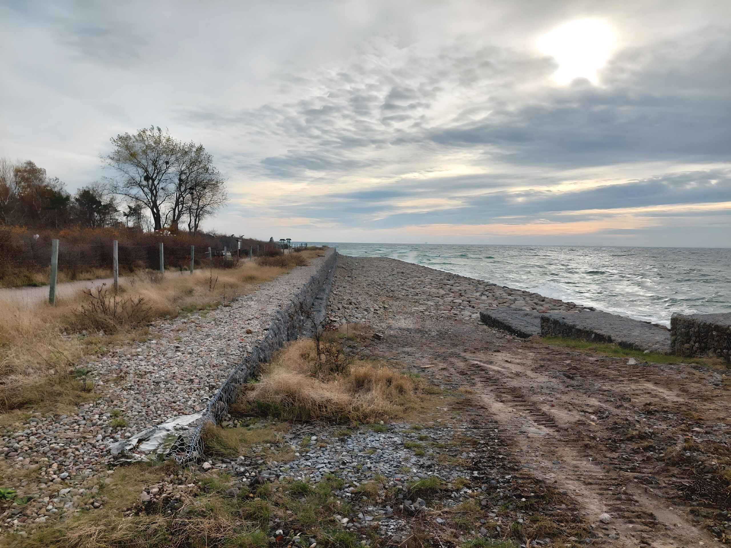 Fot. Umocnienie brzegowe w Helu po remoncie