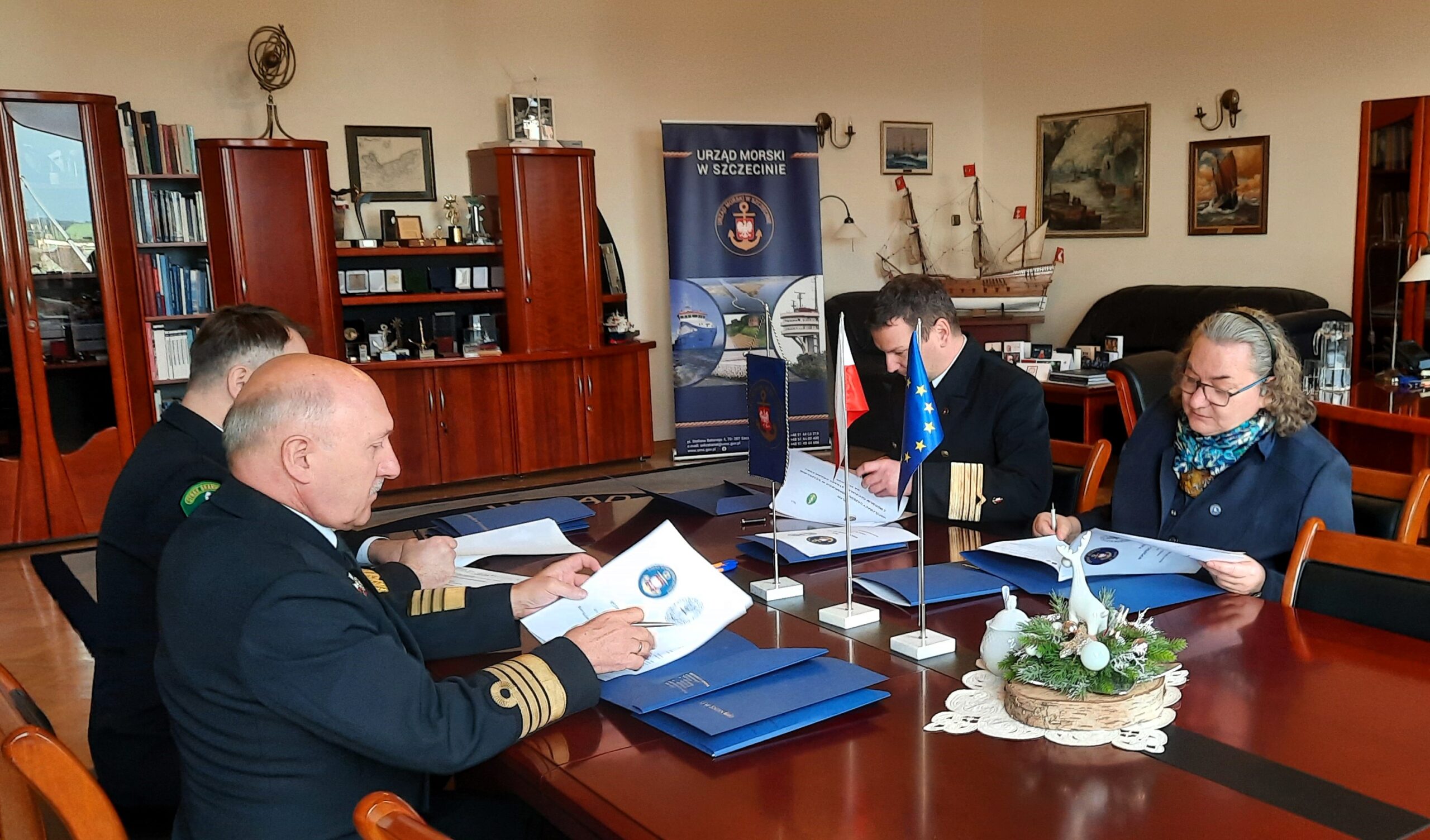 Podpisanie planów współpracy Urzędu Morskiego w Gdyni z BHMW i MOSG