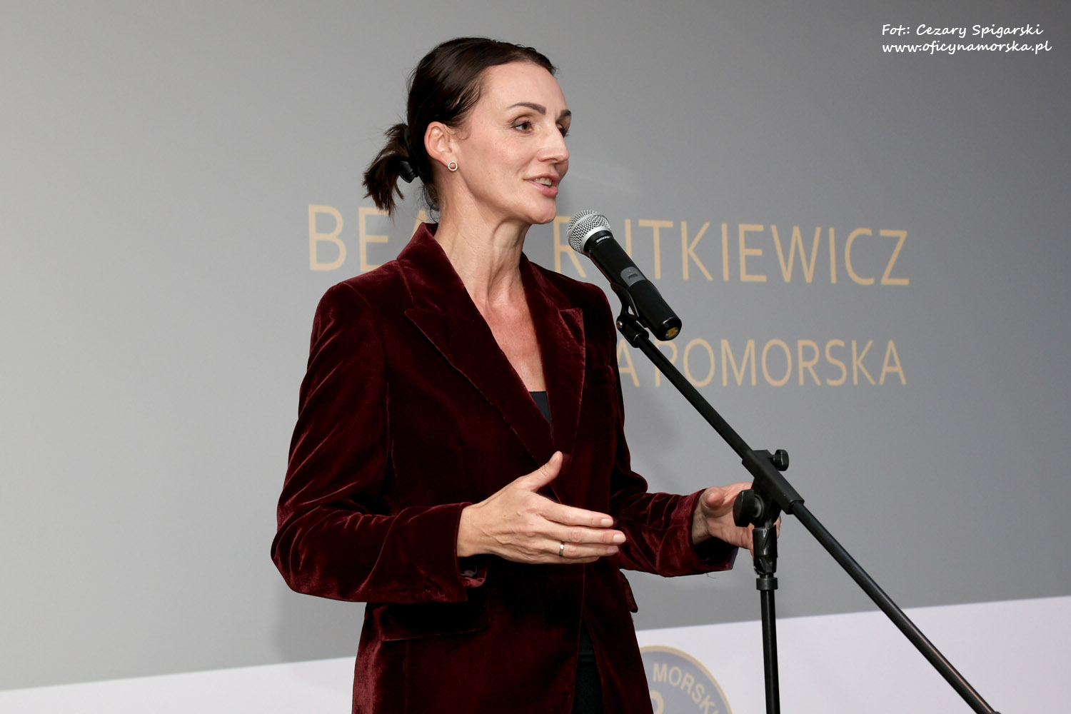 Wojewoda Pomorska Beata Rutkiewicz na scenie