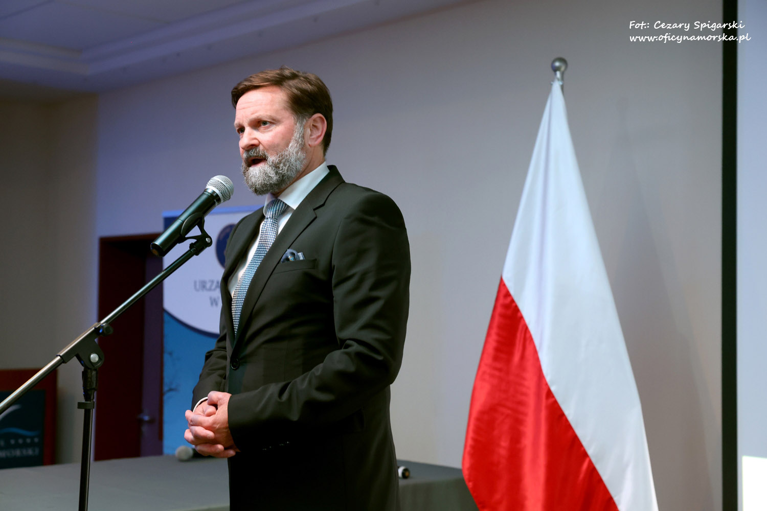 Prezes Portu Gdynia Piotr Gorzeński