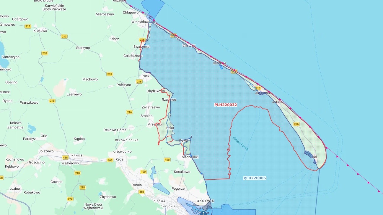 Ruszają prace nad aktualizacją projektu planu ochrony dla morskiej części obszaru Natura 2000 Zatoka Pucka i Półwysep Helski