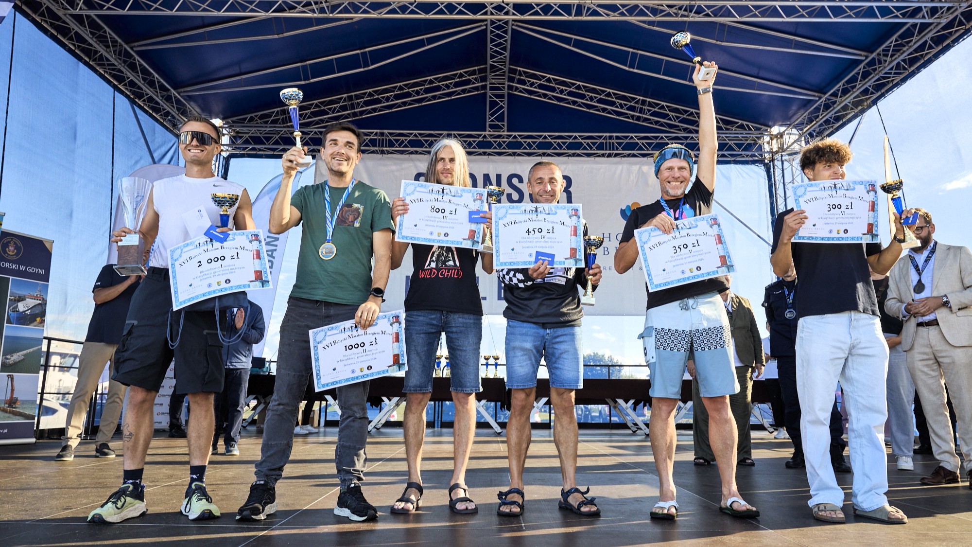 dekoracja mężczyzn maraton